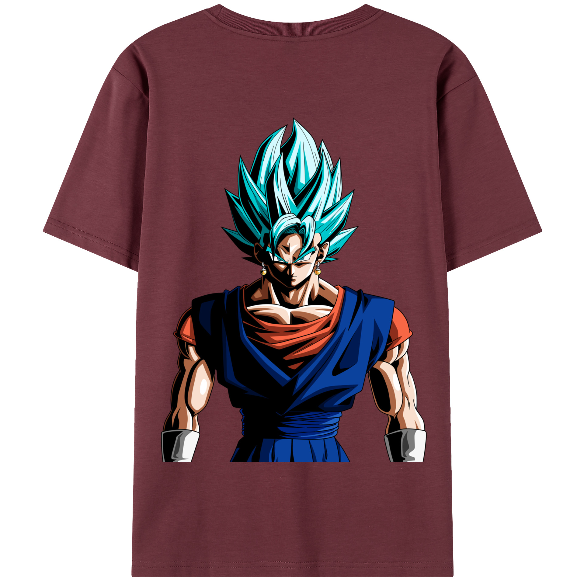 （画像用） ドラゴンボール ベジット DRAGON BALL Vegetto 綿100％半袖Tシャツ（背面プリント）